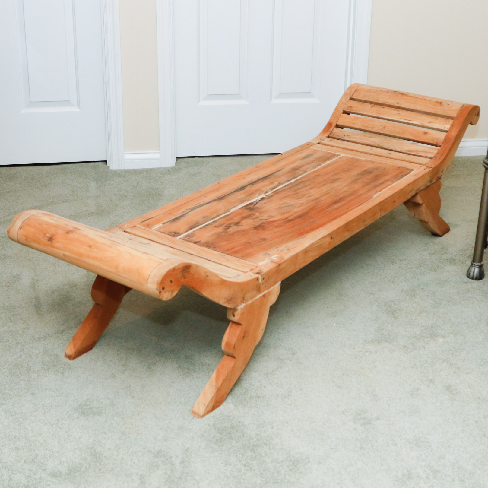 Victorian Style Divan or Day Bed Wooden Frame