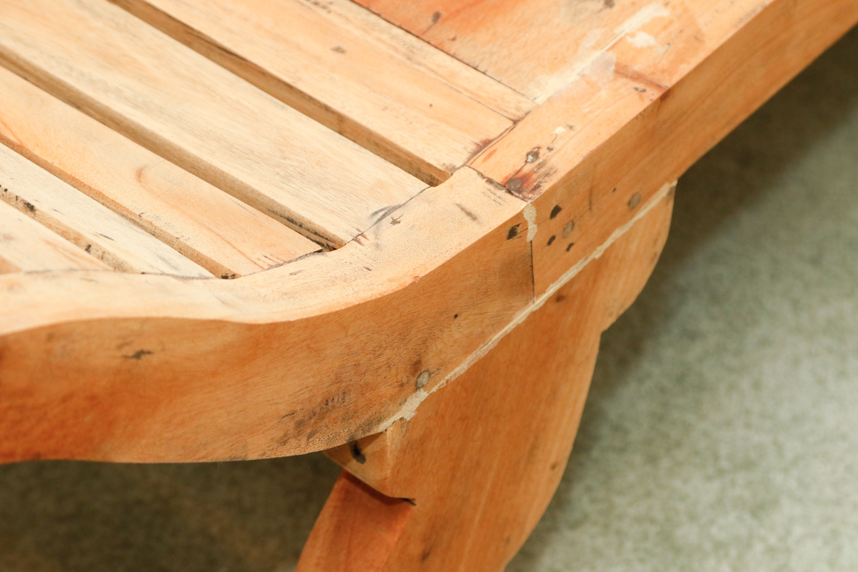 Victorian Style Divan or Day Bed Wooden Frame