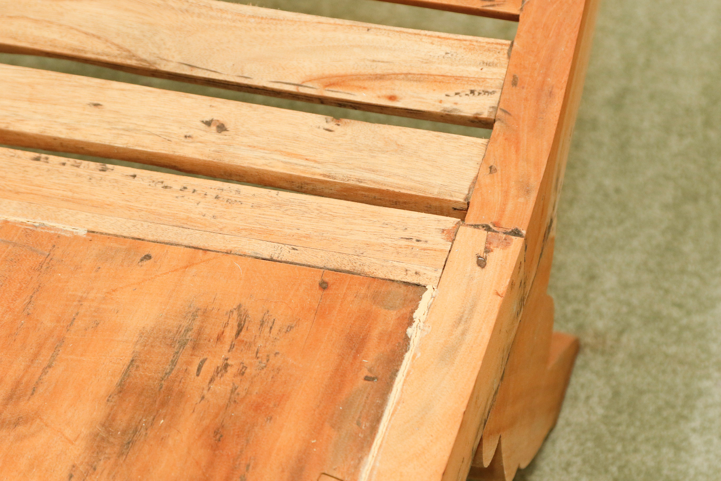 Victorian Style Divan or Day Bed Wooden Frame