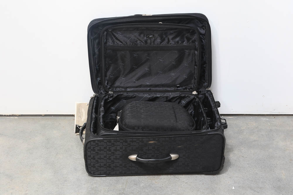 Set of Diane Gilman Black Luggage
