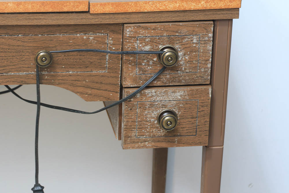 Vintage Kenmore Sewing Machine in Sewing Table