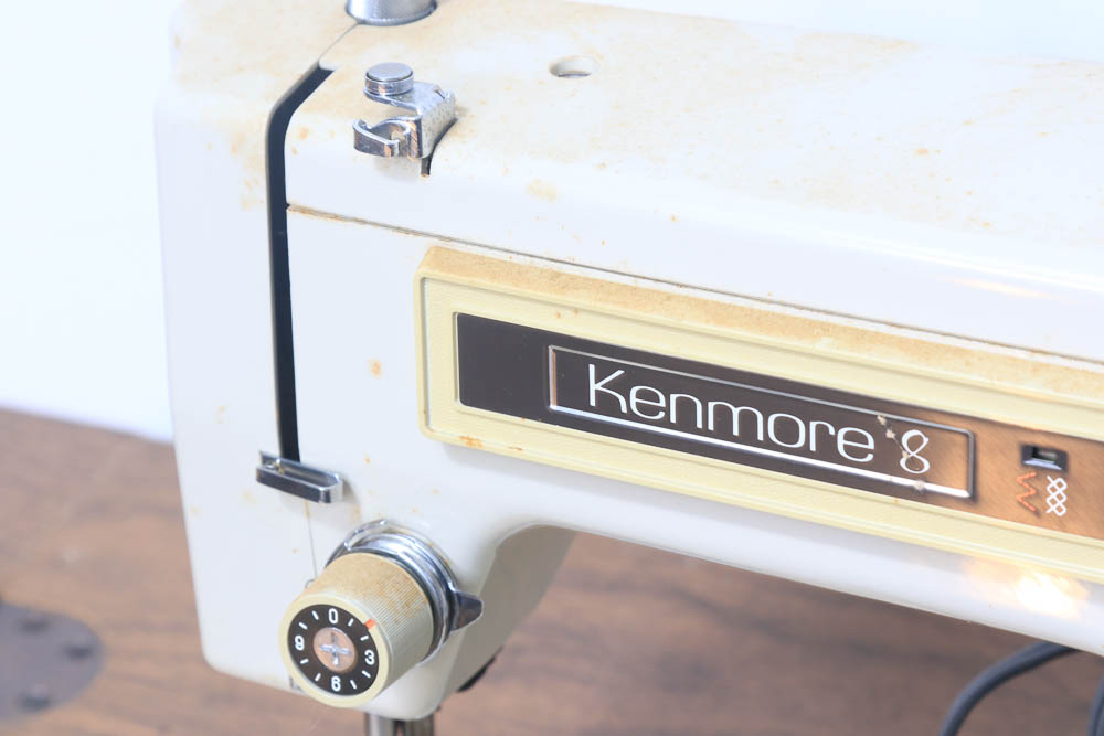Vintage Kenmore Sewing Machine in Sewing Table