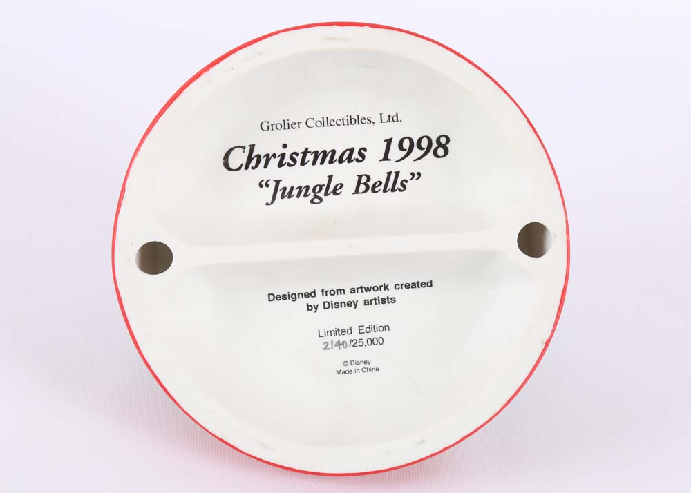 Disney's 1998 "Jungle Bells " Limited Edition Figurine