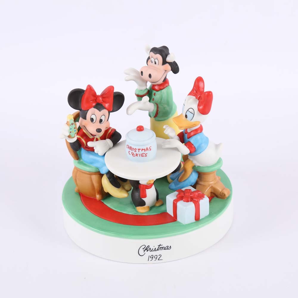 Disney Christmas 1992 "Christmas Cookies" Limited Edition Figurine
