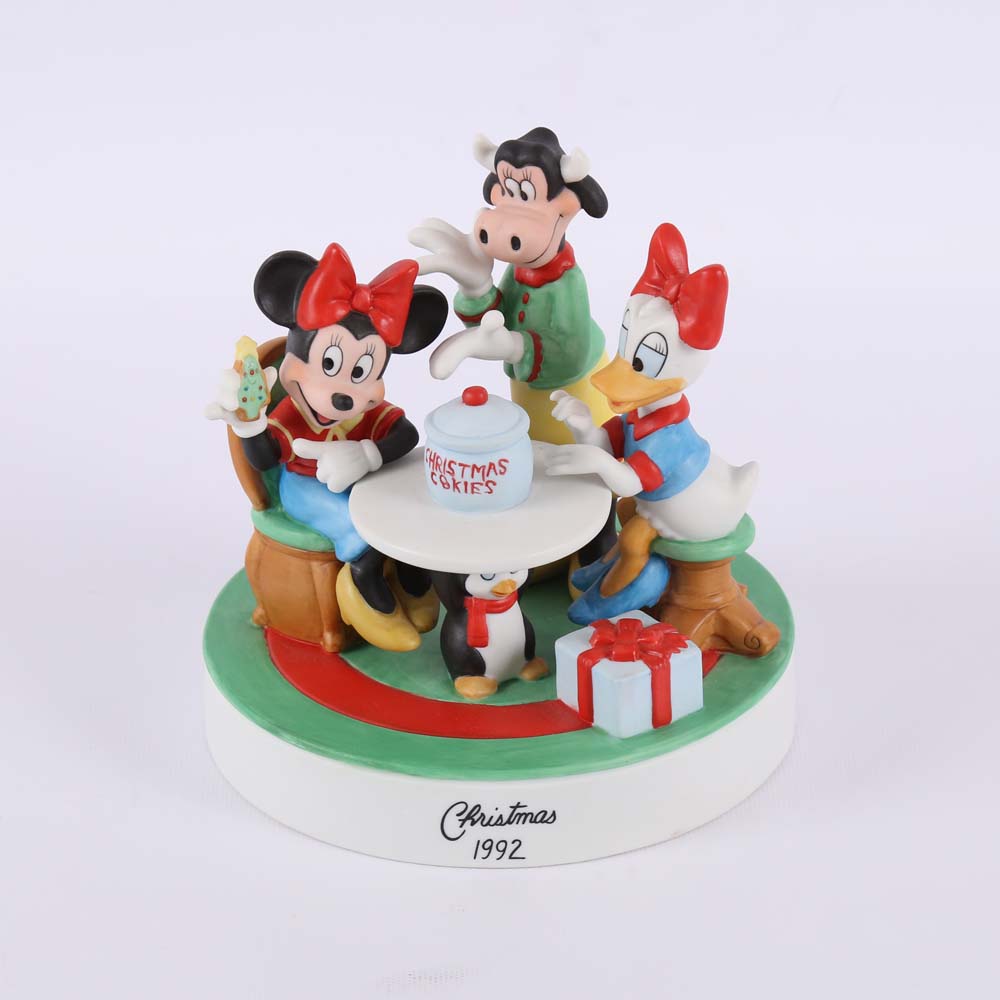 Disney Christmas 1992 "Christmas Cookies" Limited Edition Figurine