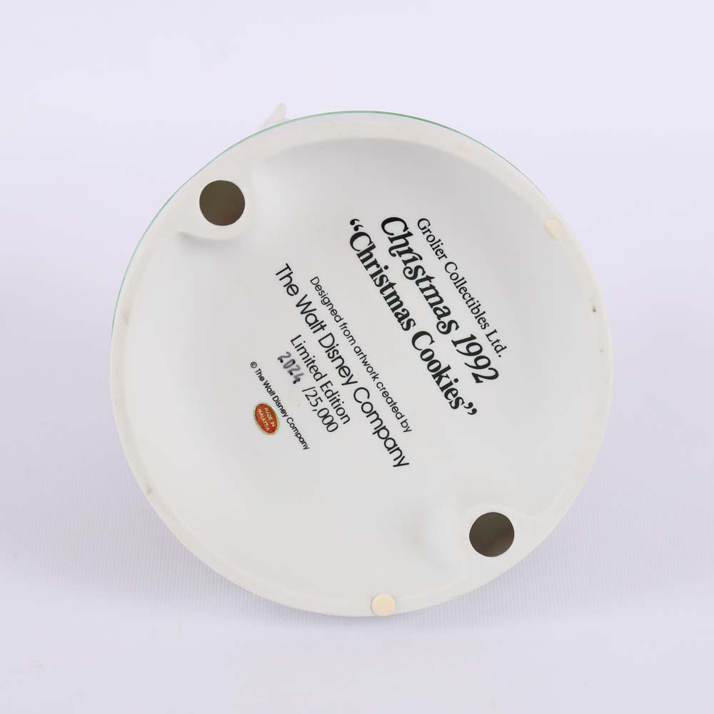 Disney Christmas 1992 "Christmas Cookies" Limited Edition Figurine