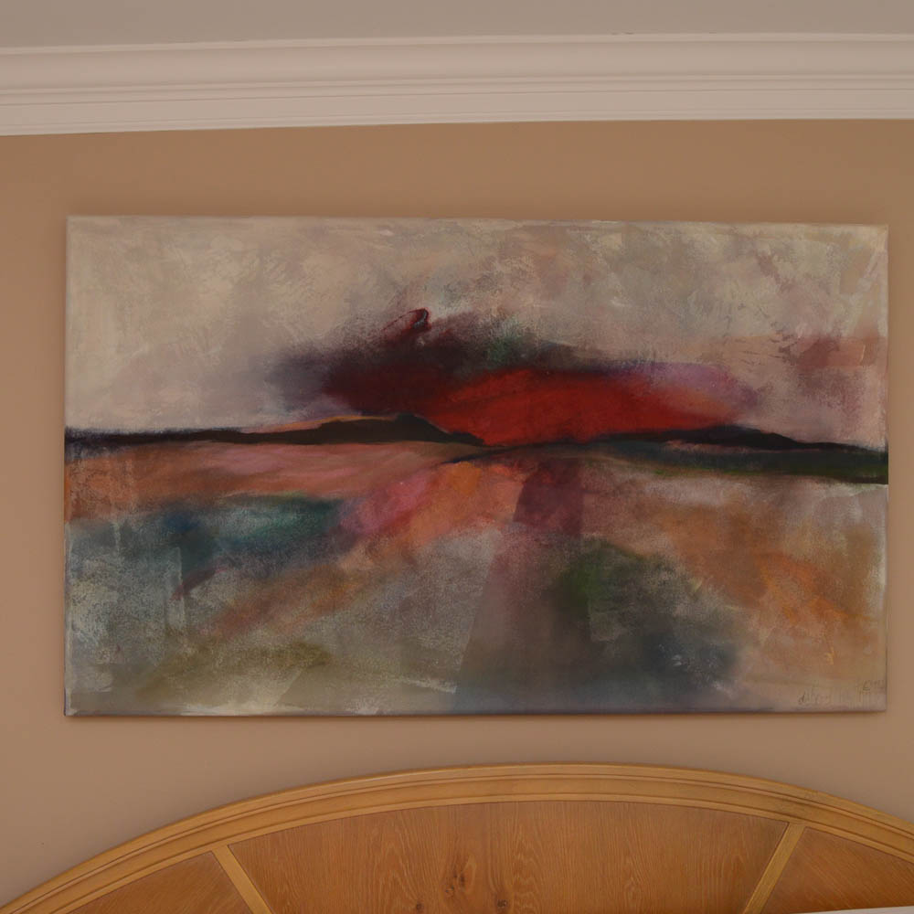 Deborah Newton Signed Abstract Painting