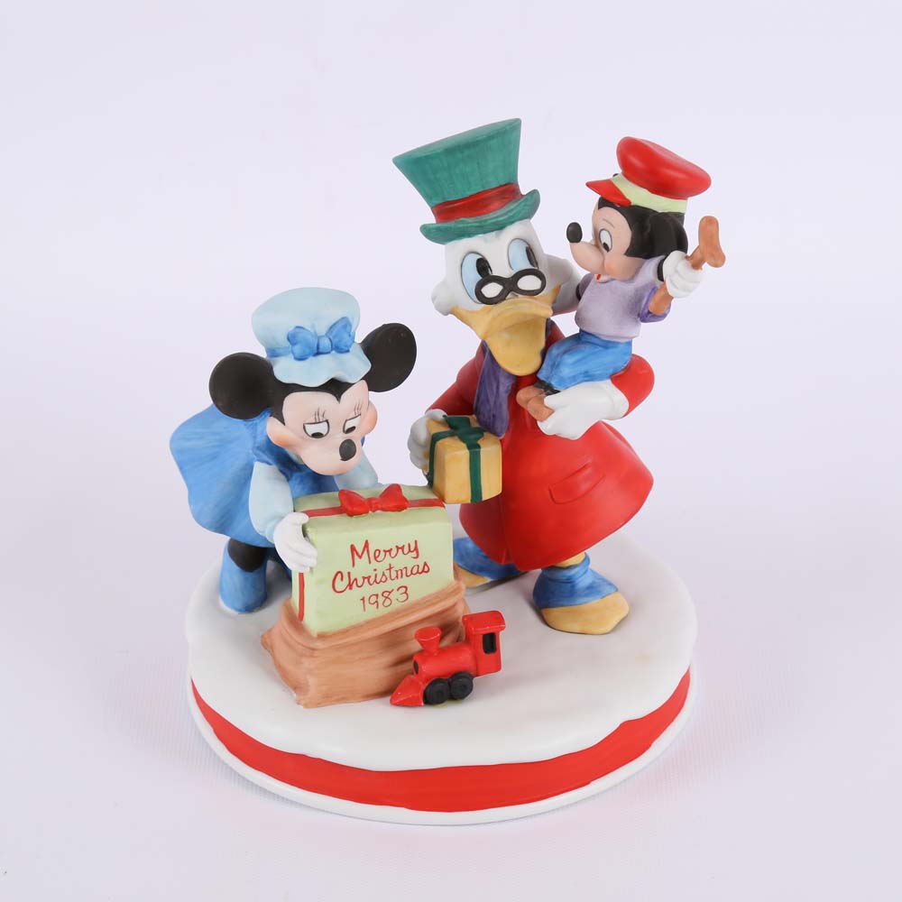 Disney Christmas 1983 "Scrooge's Christmas Surprise" Limited Edition Figurine