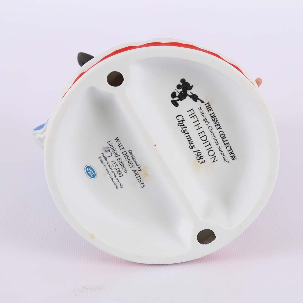 Disney Christmas 1983 "Scrooge's Christmas Surprise" Limited Edition Figurine