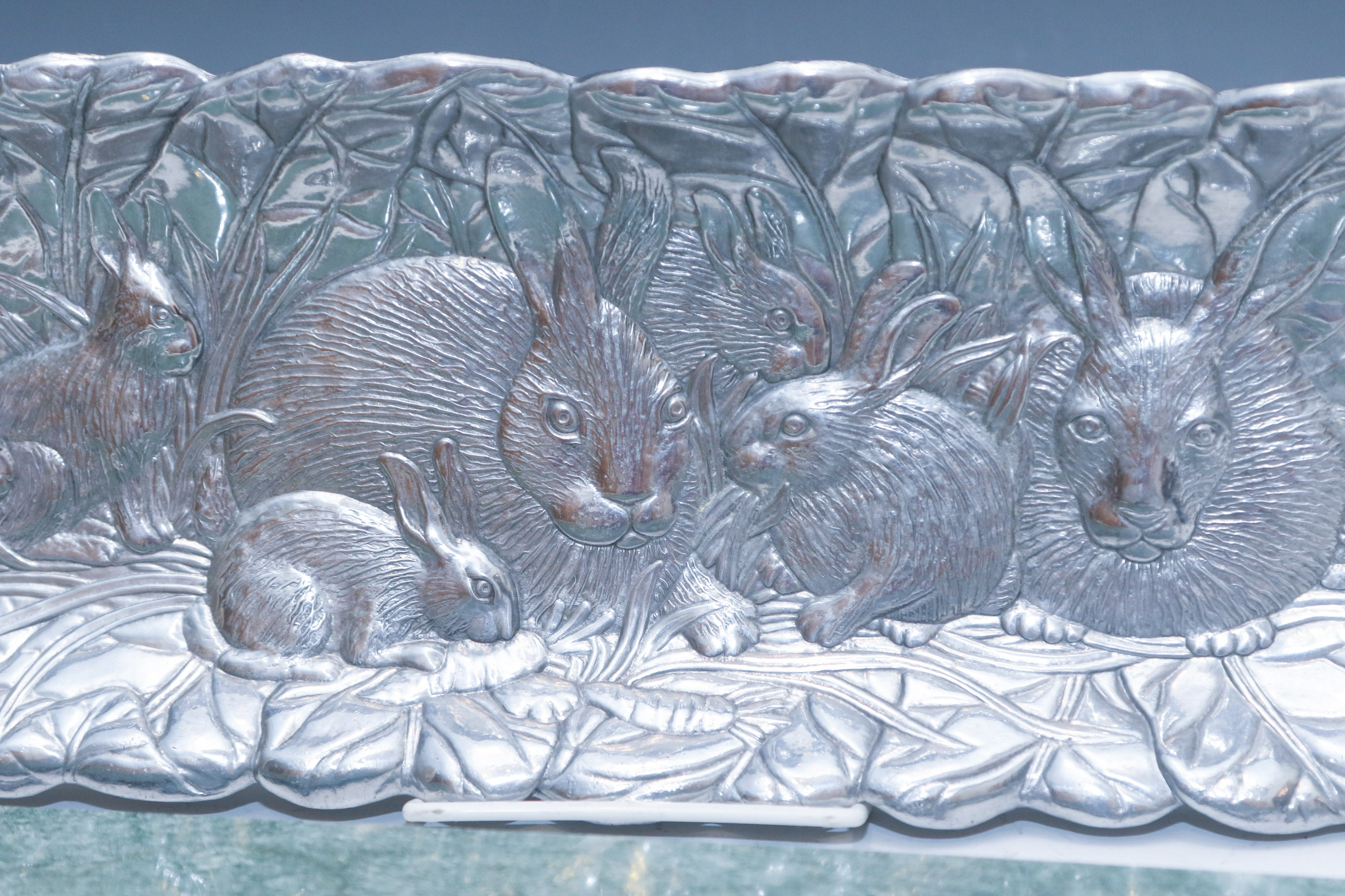 Collection of Arthur Court "Bunnies" Aluminum Tableware