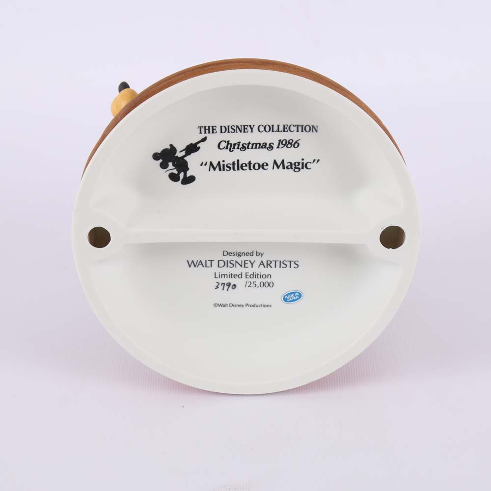 Disney Christmas 1986 "Mistletoe Magic" Limited Edition Figurine