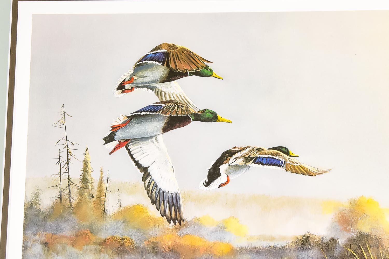 Andrew Kiss Signed Limited Edition Offset Lithograph "On The Wing"