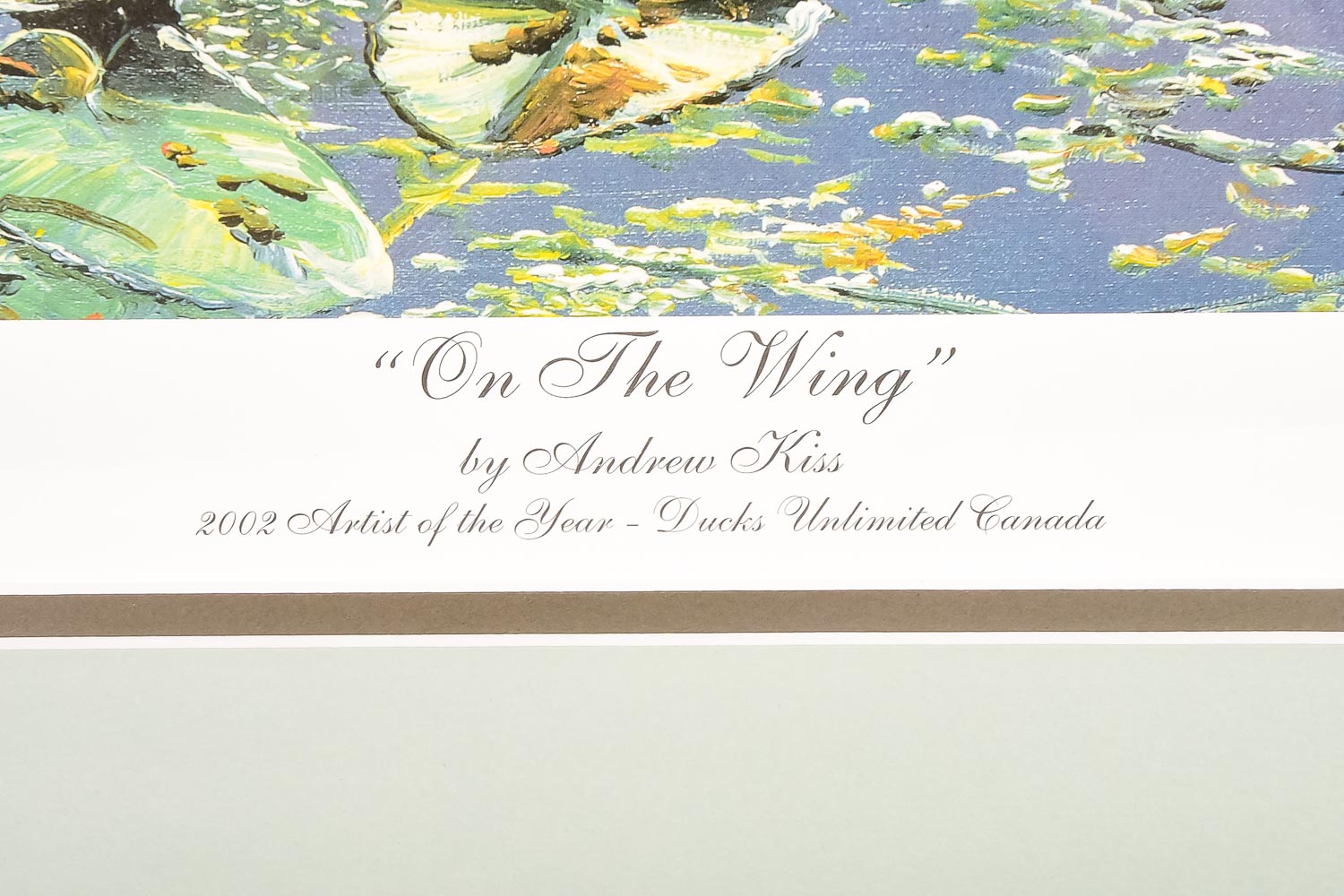 Andrew Kiss Signed Limited Edition Offset Lithograph "On The Wing"