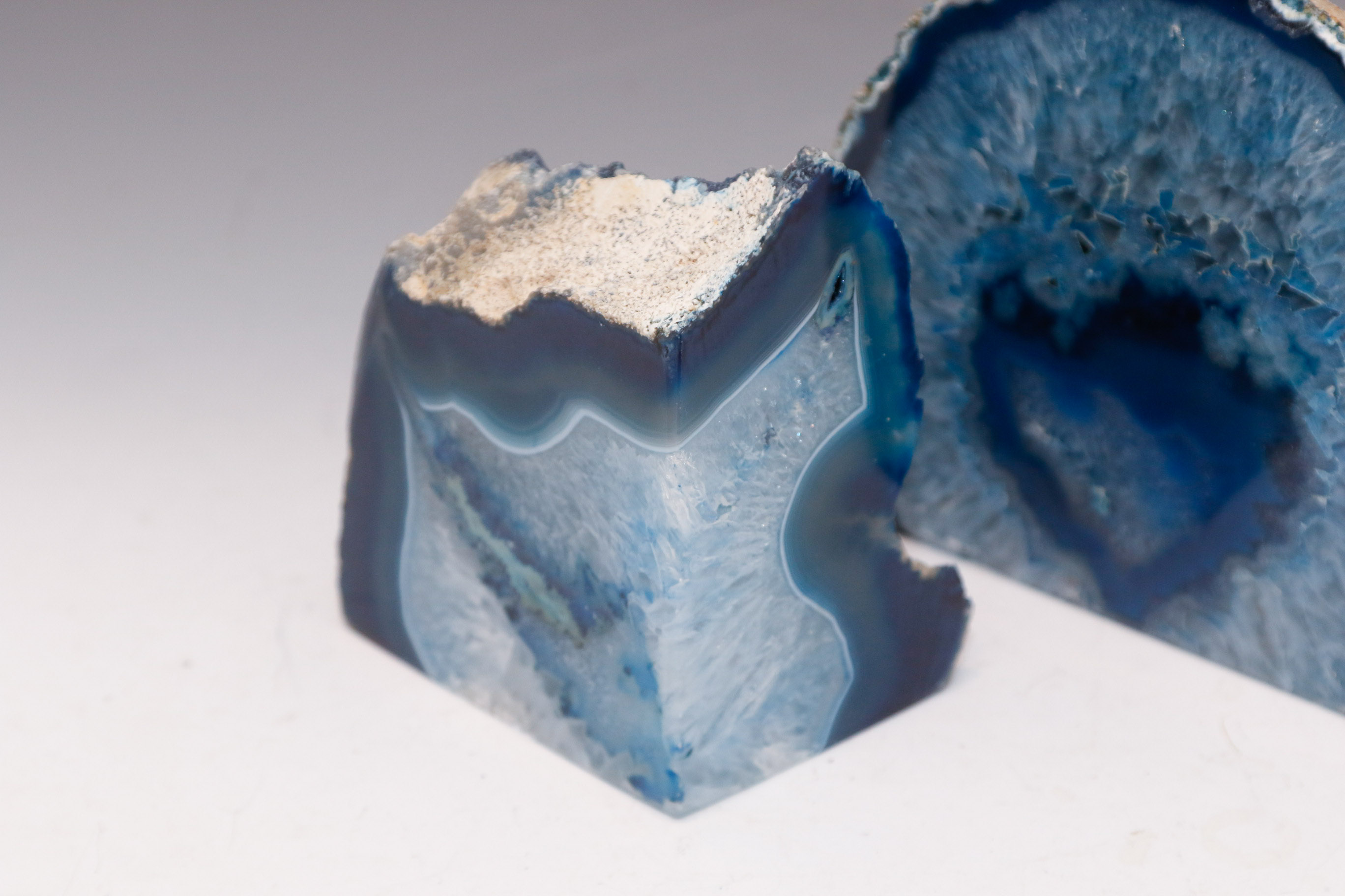 Pair of Geode Rock Specimans