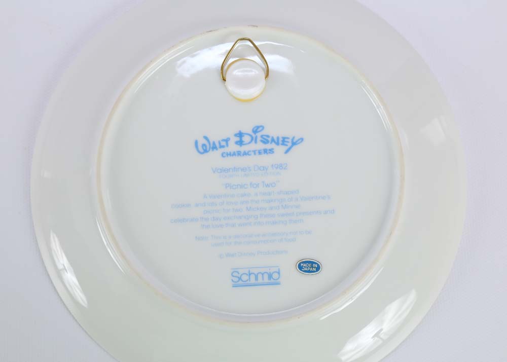 Assortment of Disney Collectors Plates Including Limited Editions