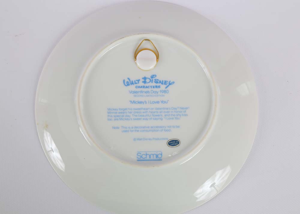 Assortment of Disney Collectors Plates Including Limited Editions