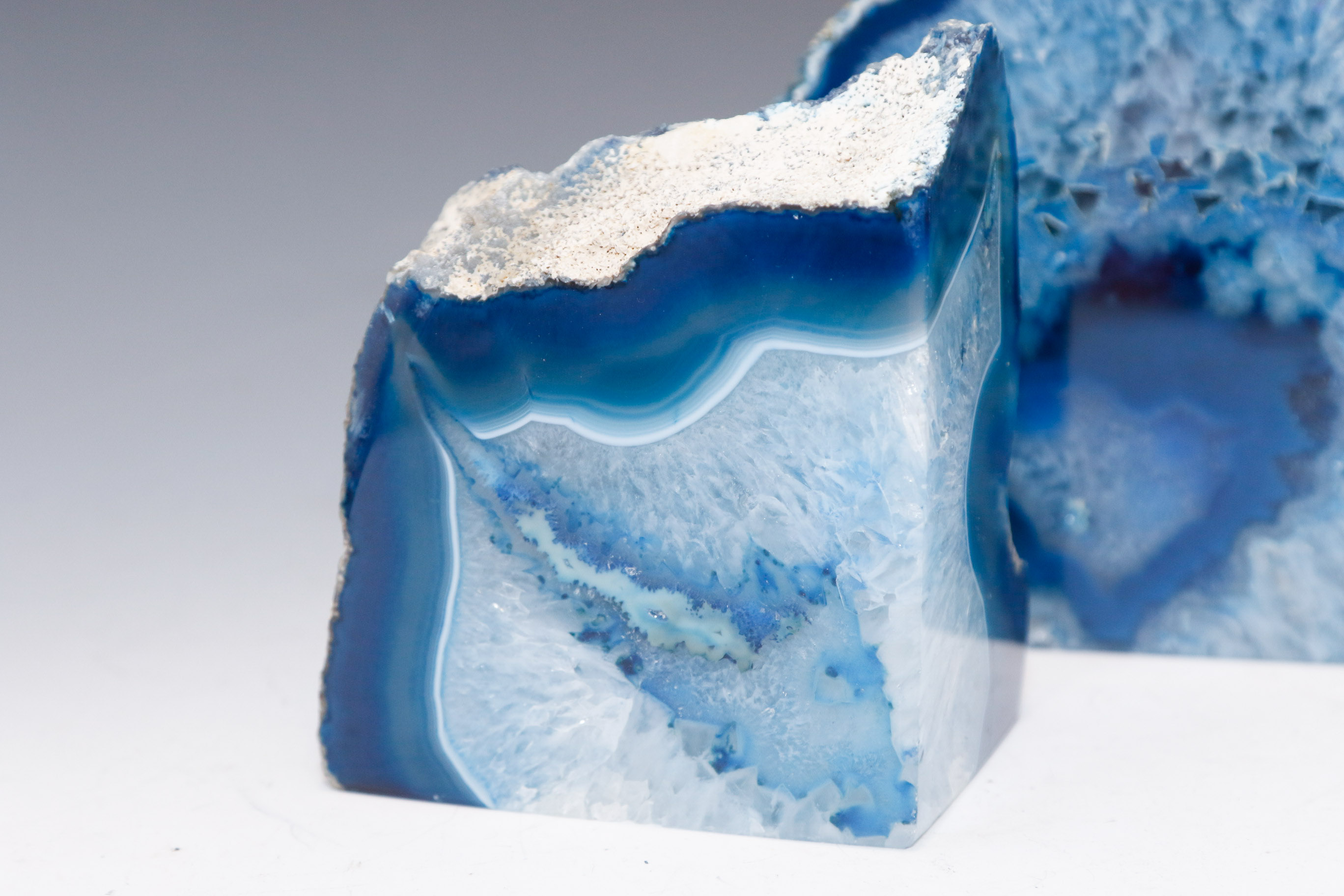 Pair of Geode Rock Specimans