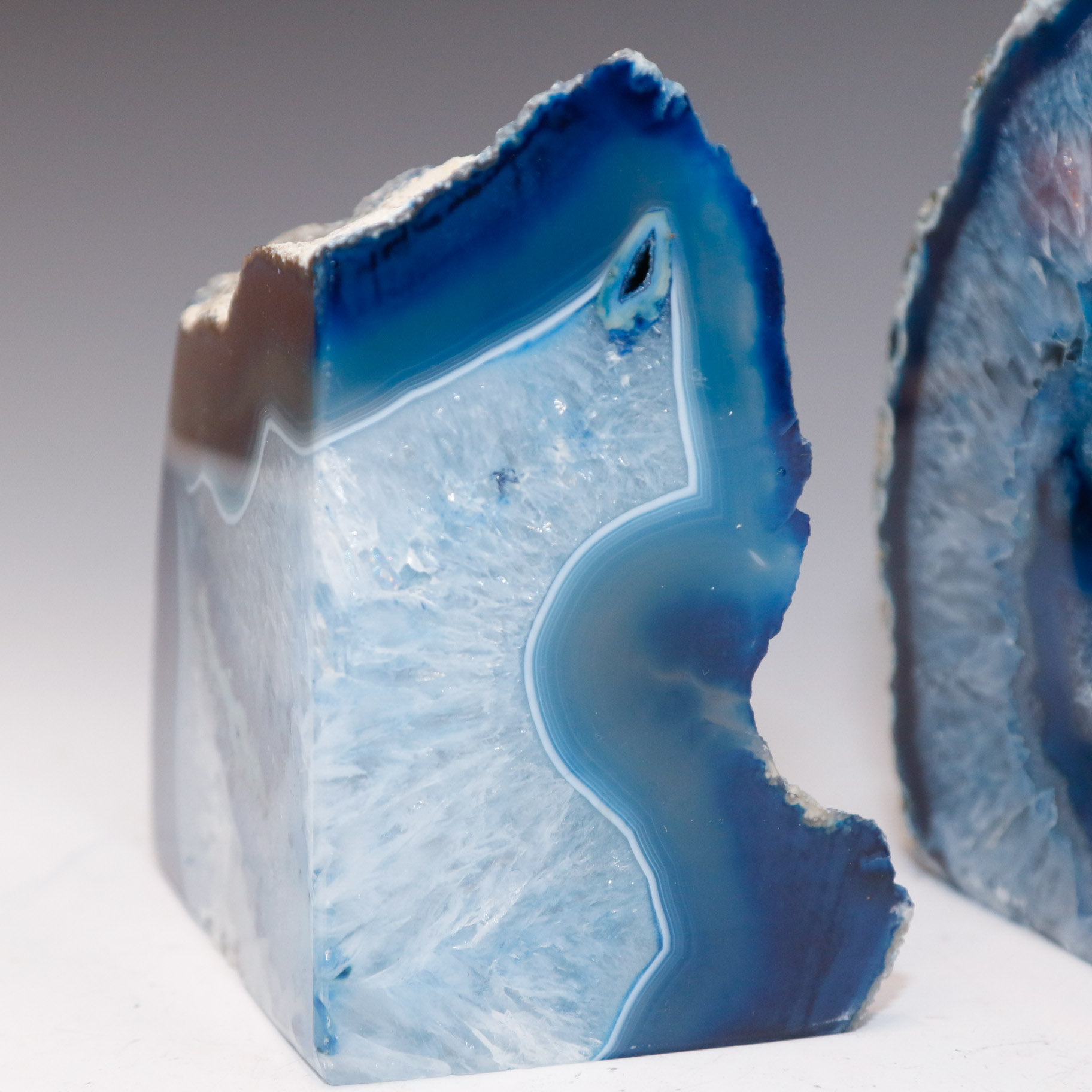 Pair of Geode Rock Specimans