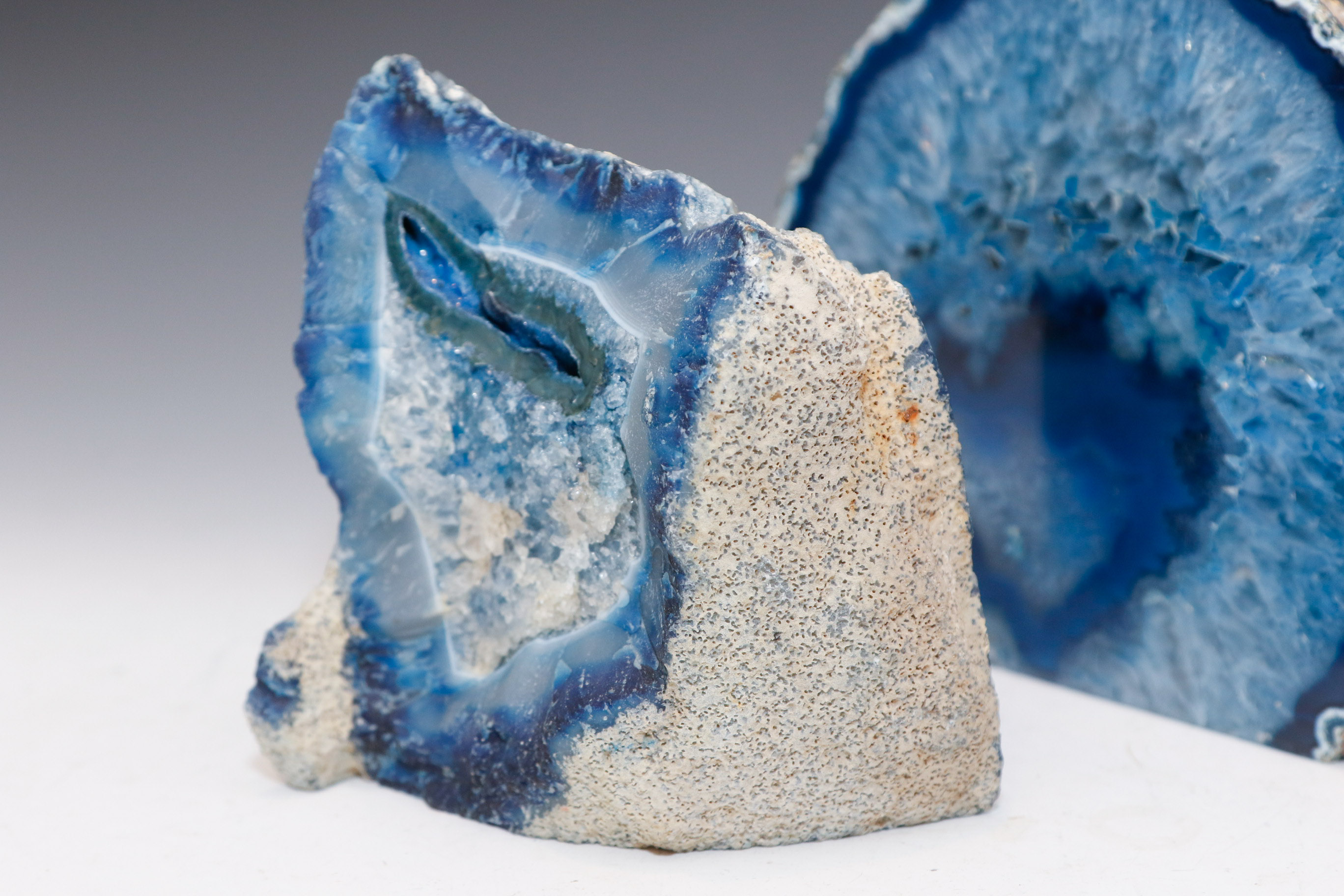 Pair of Geode Rock Specimans