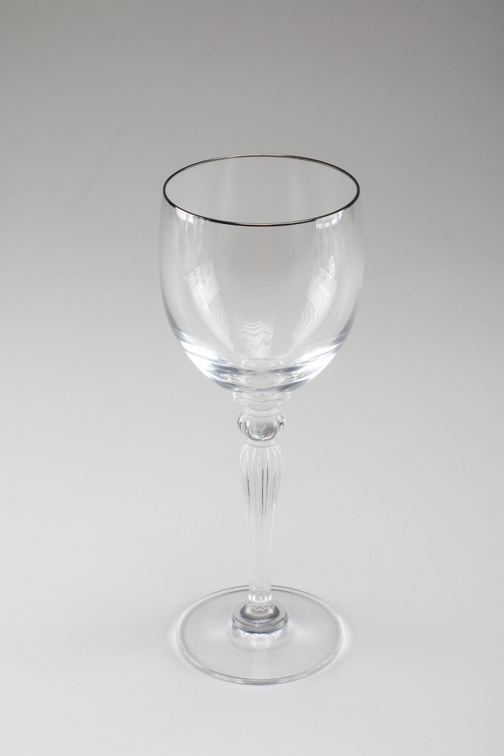 Crystal Assortment with Waterford Wine Glasses and Candlesticks