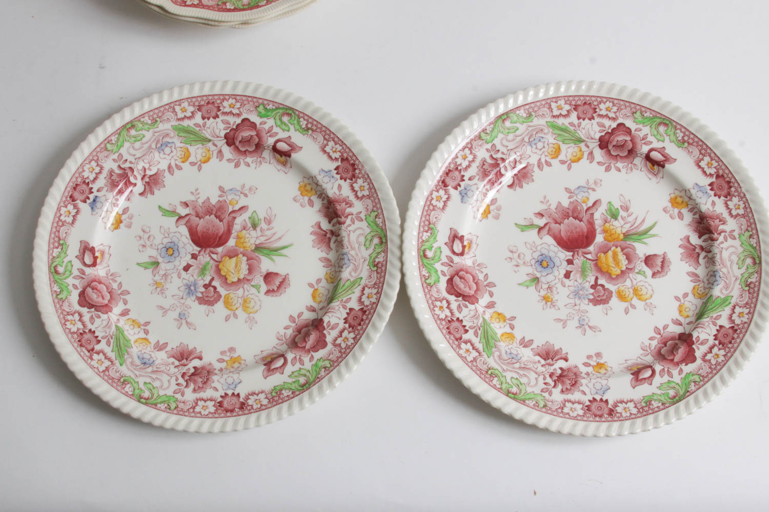 Set of Johnson Bros. Floral China