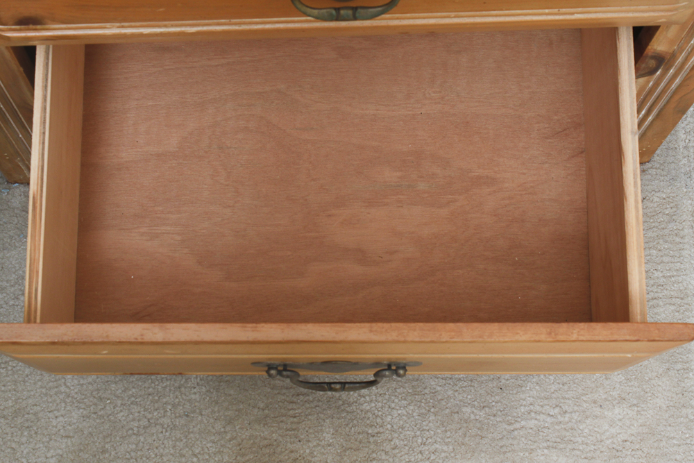 Grouping of Two Knotty Pine Nightstands