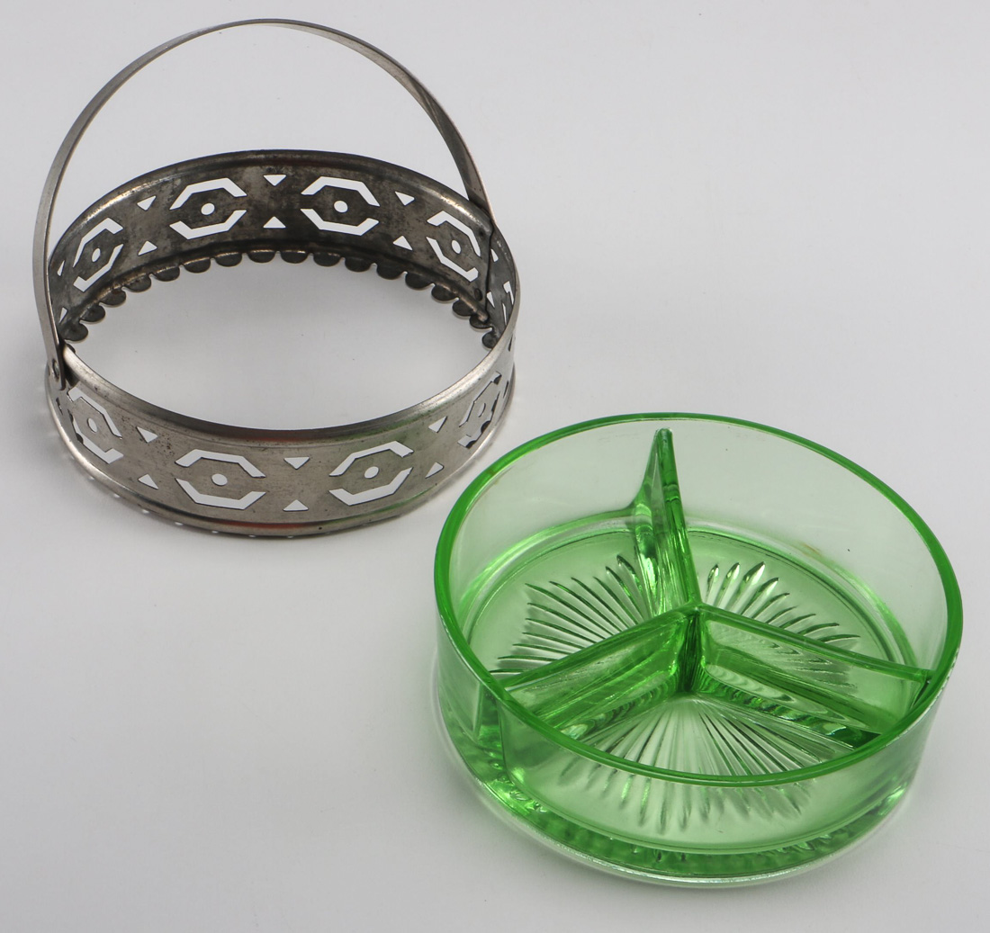 Green Depression Glass Assortment