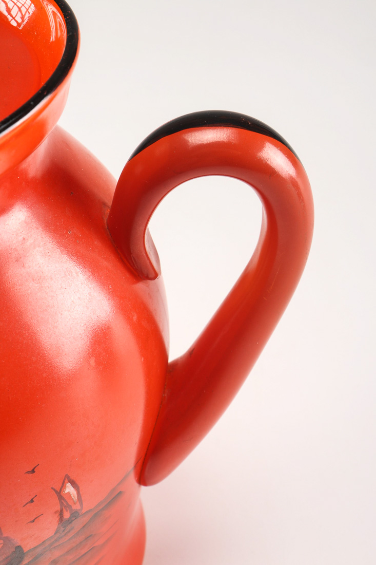 Ceramic Tea Pot and Pitcher Pair