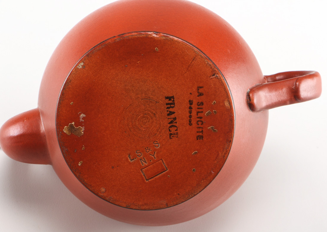 Ceramic Tea Pot and Pitcher Pair