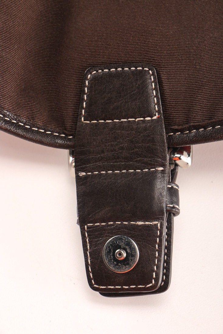 Coach Signature Red Jacquard Shoulder Bag