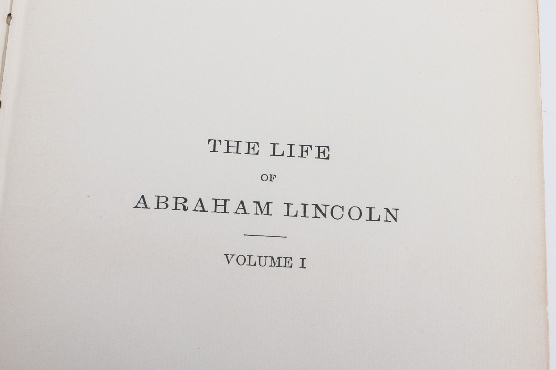 Life Of Abraham Lincoln Vol. I & II