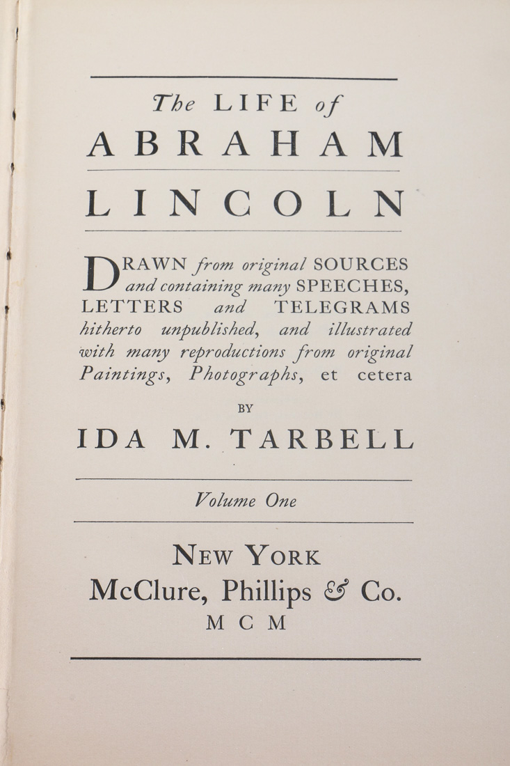 Life Of Abraham Lincoln Vol. I & II