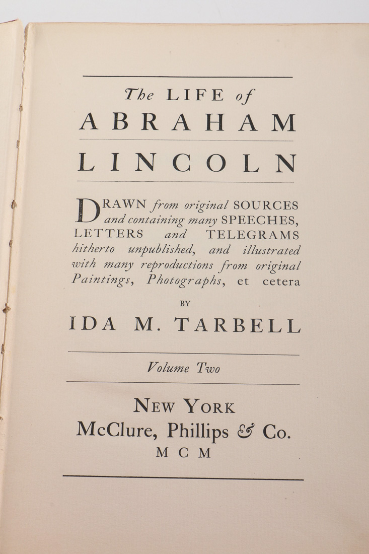 Life Of Abraham Lincoln Vol. I & II