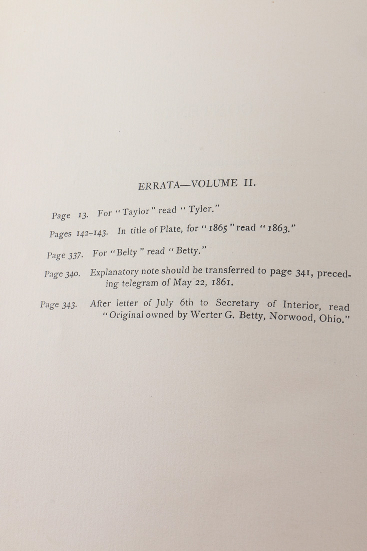 Life Of Abraham Lincoln Vol. I & II