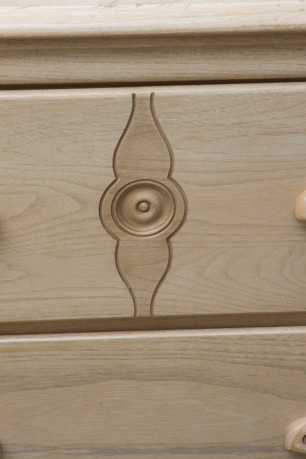Solid Wood Dresser with Mirror