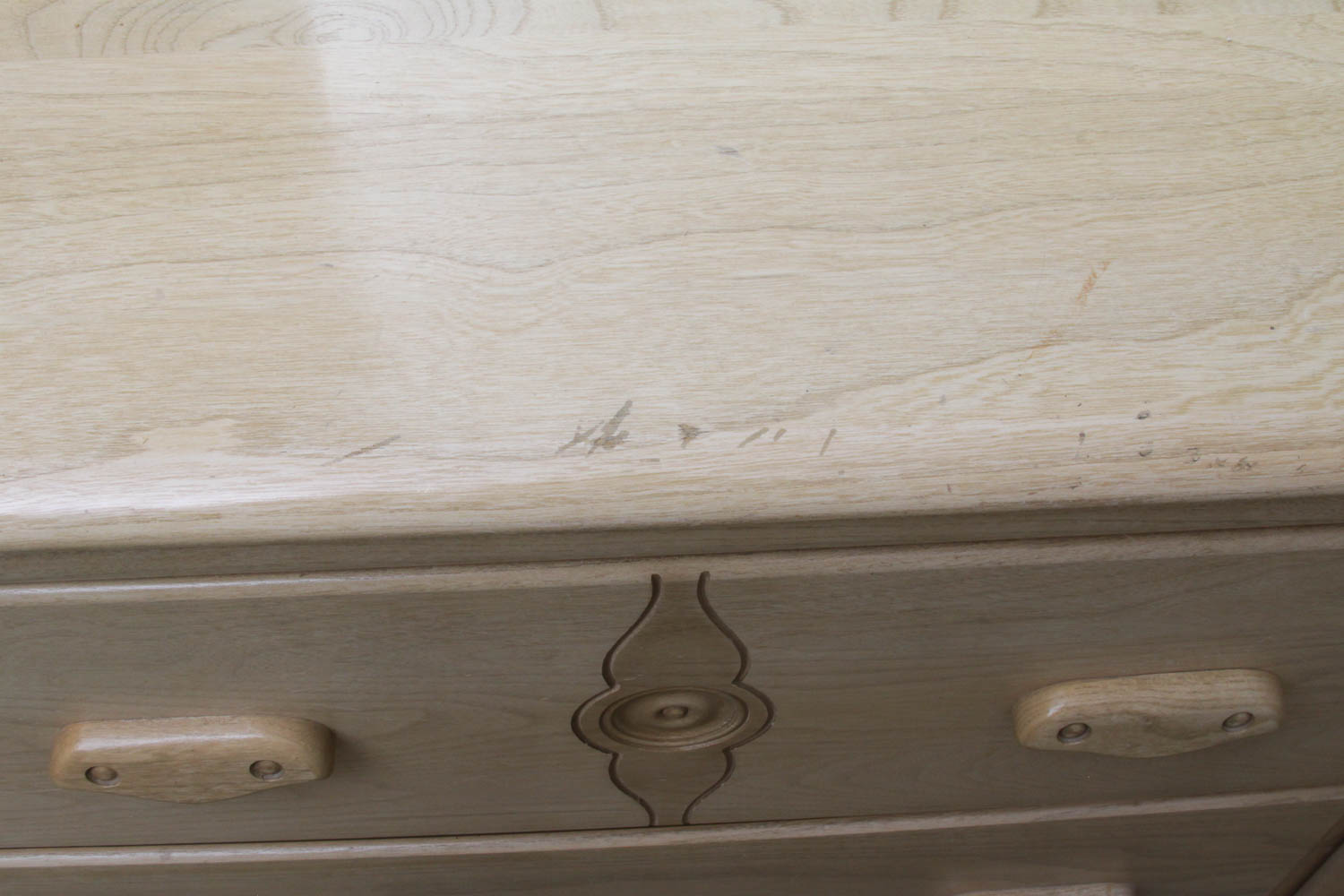 Solid Wood Dresser with Mirror