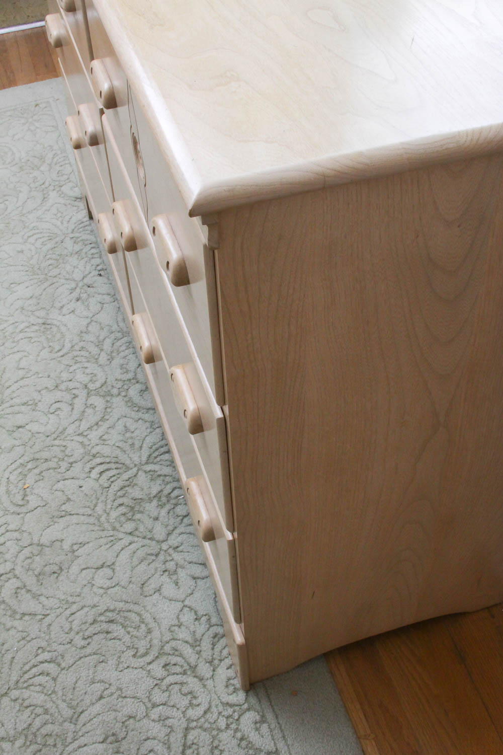 Solid Wood Dresser with Mirror