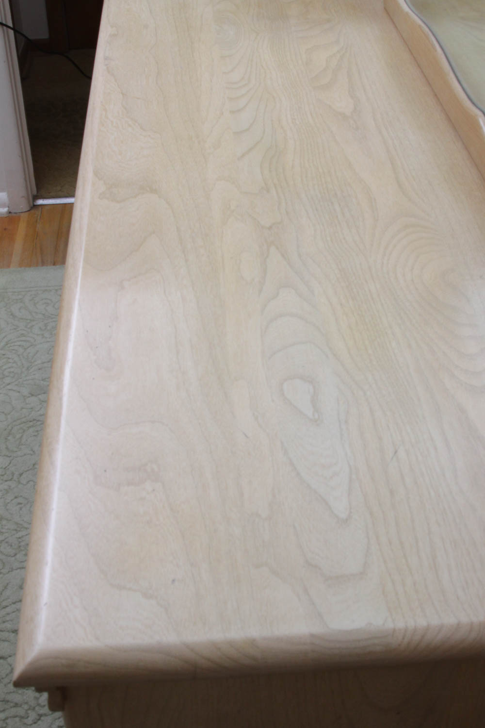 Solid Wood Dresser with Mirror