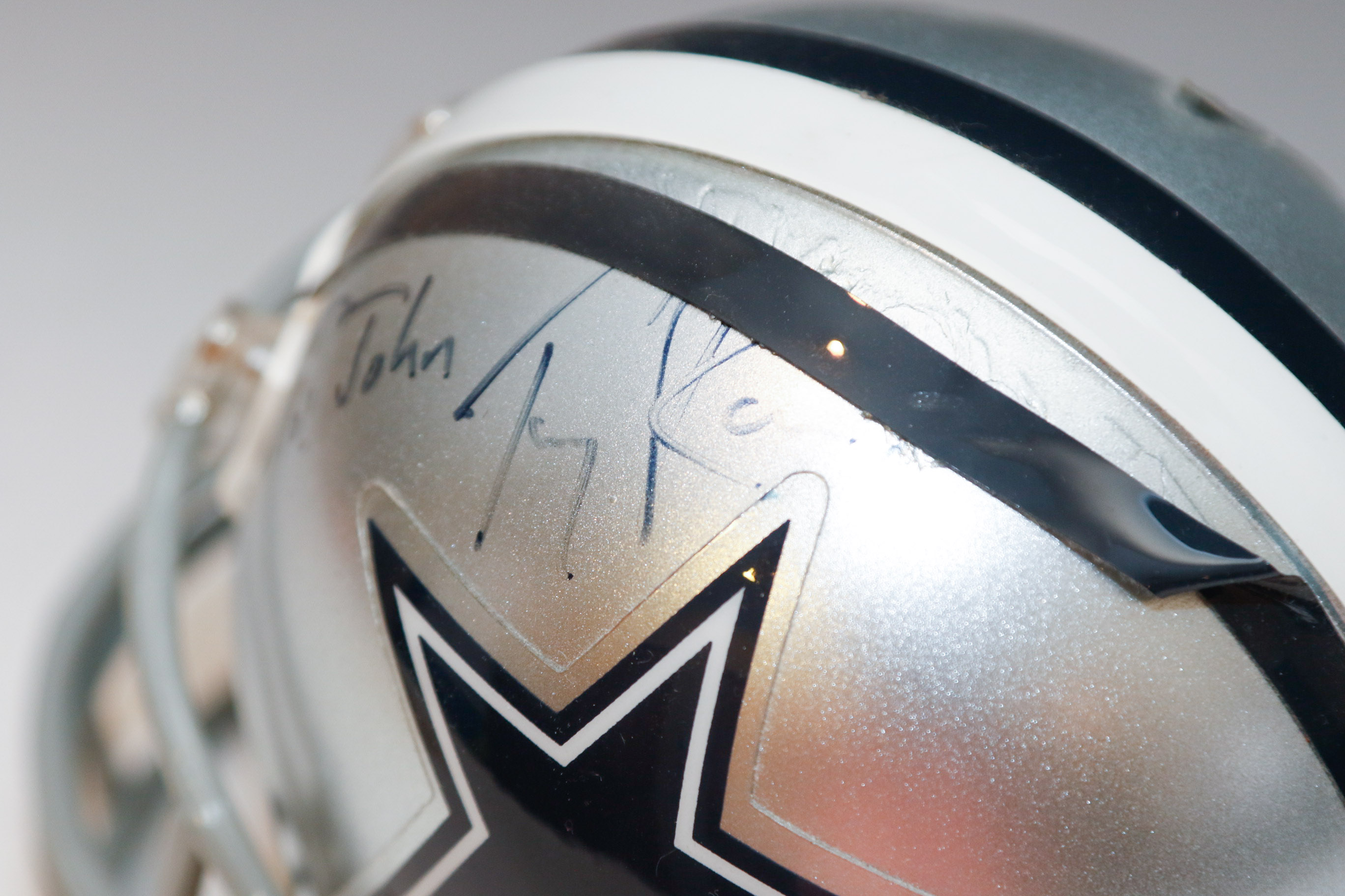 Tony Romo Autographed Miniature Cowboys Helmet COA
