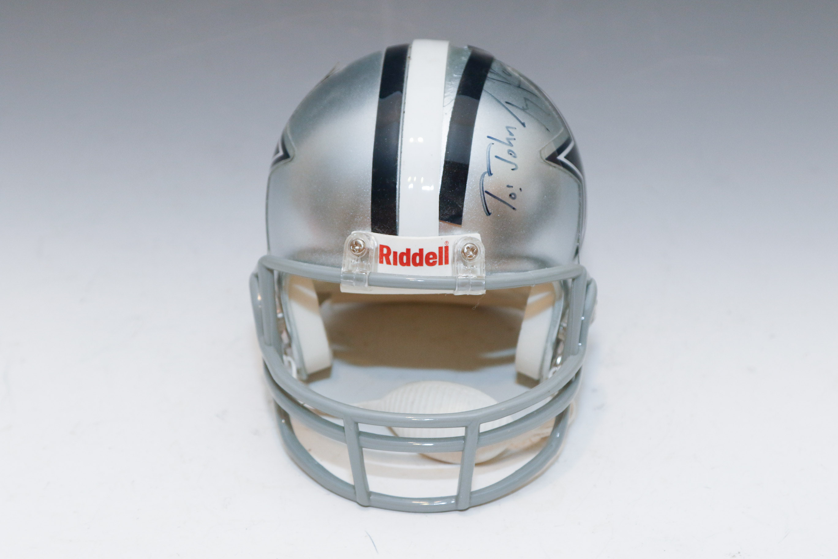 Tony Romo Autographed Miniature Cowboys Helmet COA