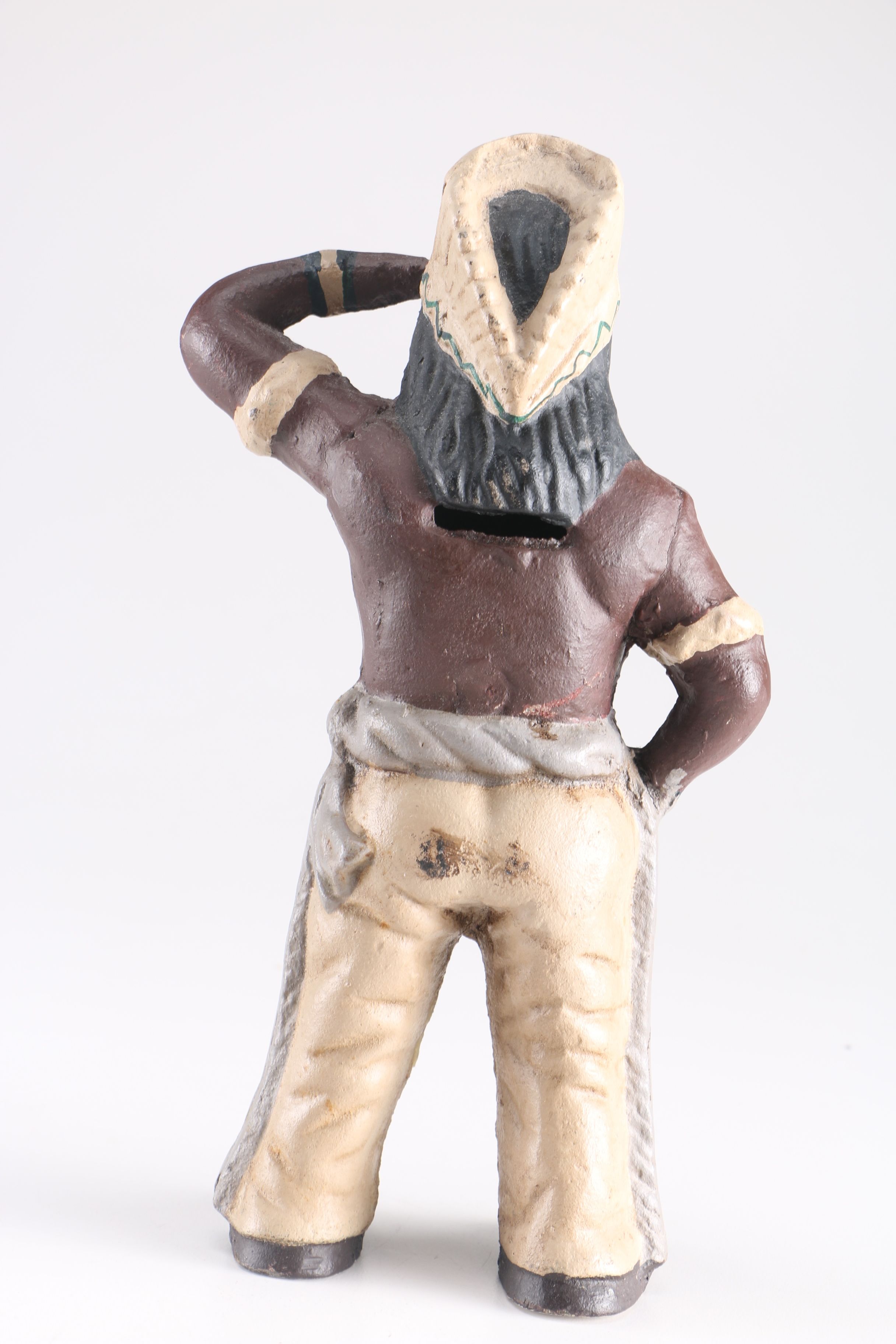 Uncle Sam and Indian Scout Cast Iron Banks