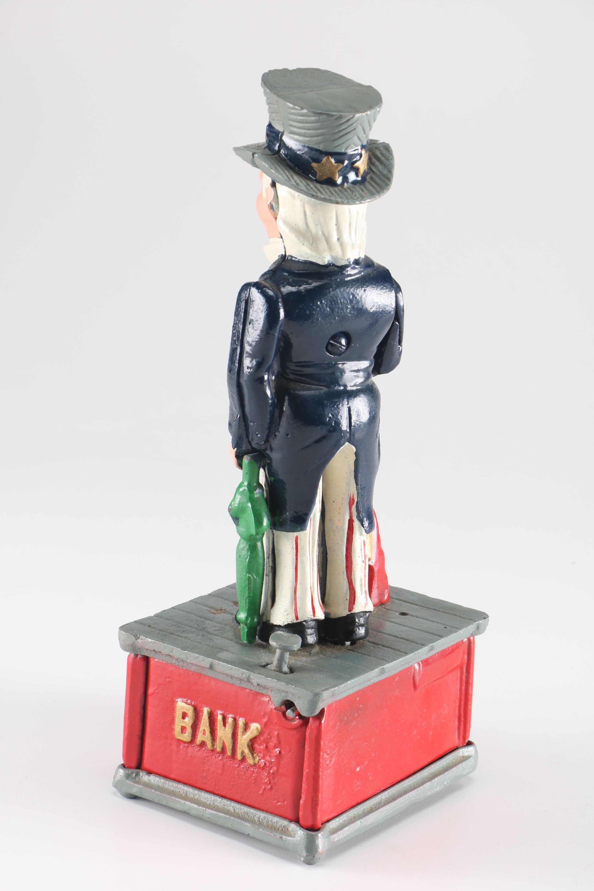 Uncle Sam and Indian Scout Cast Iron Banks