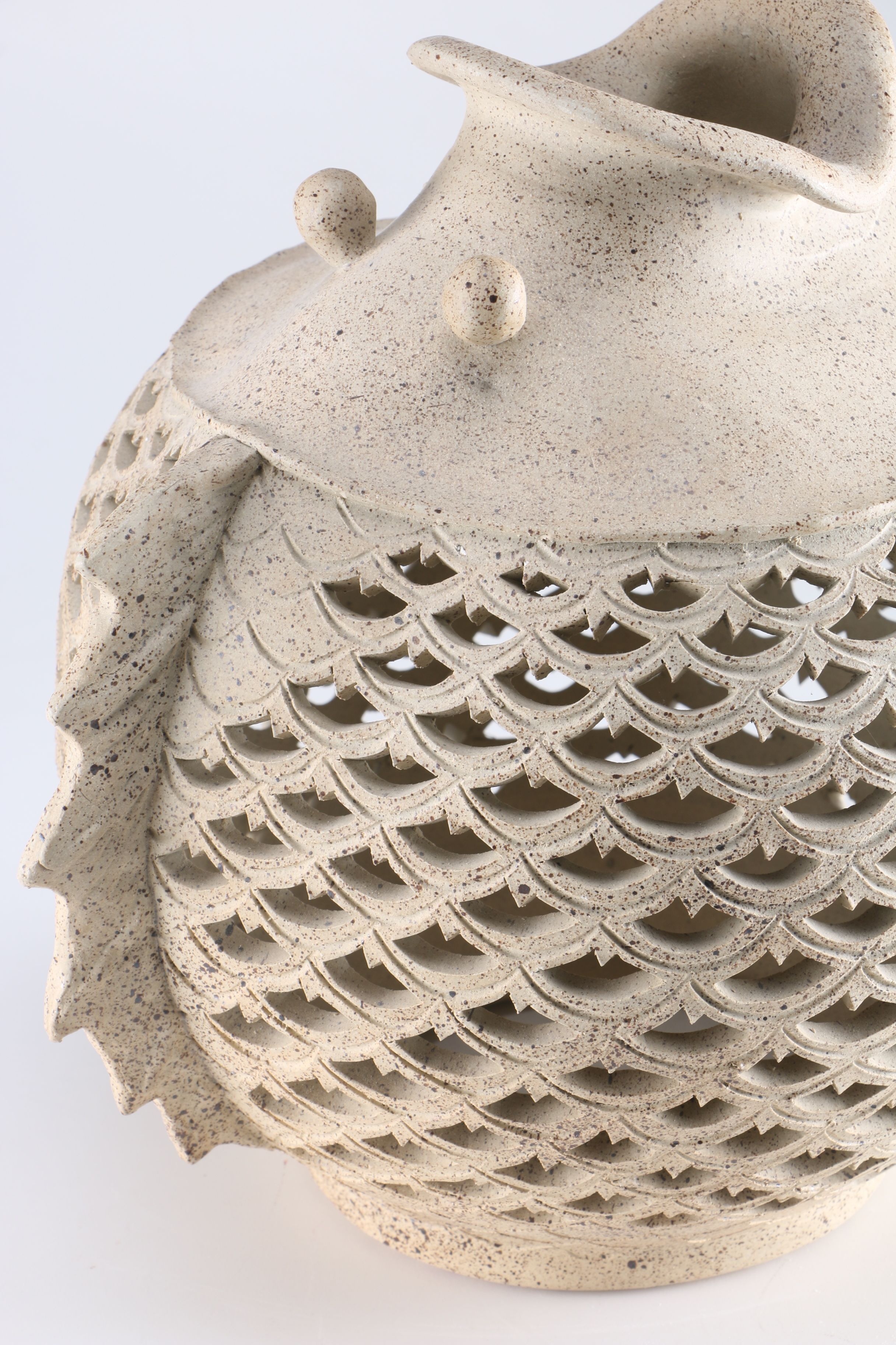 Pottery Fish Lantern