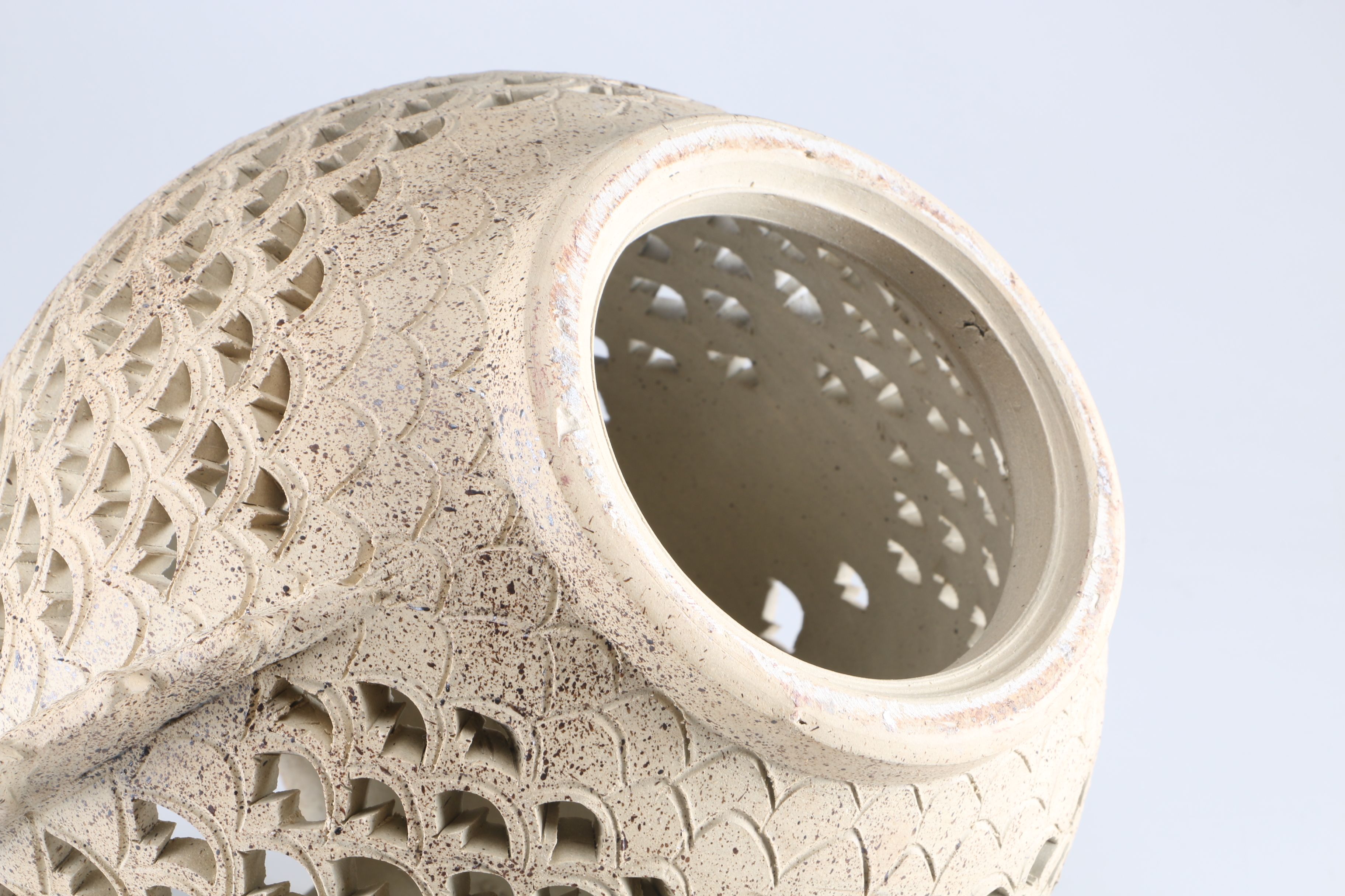 Pottery Fish Lantern