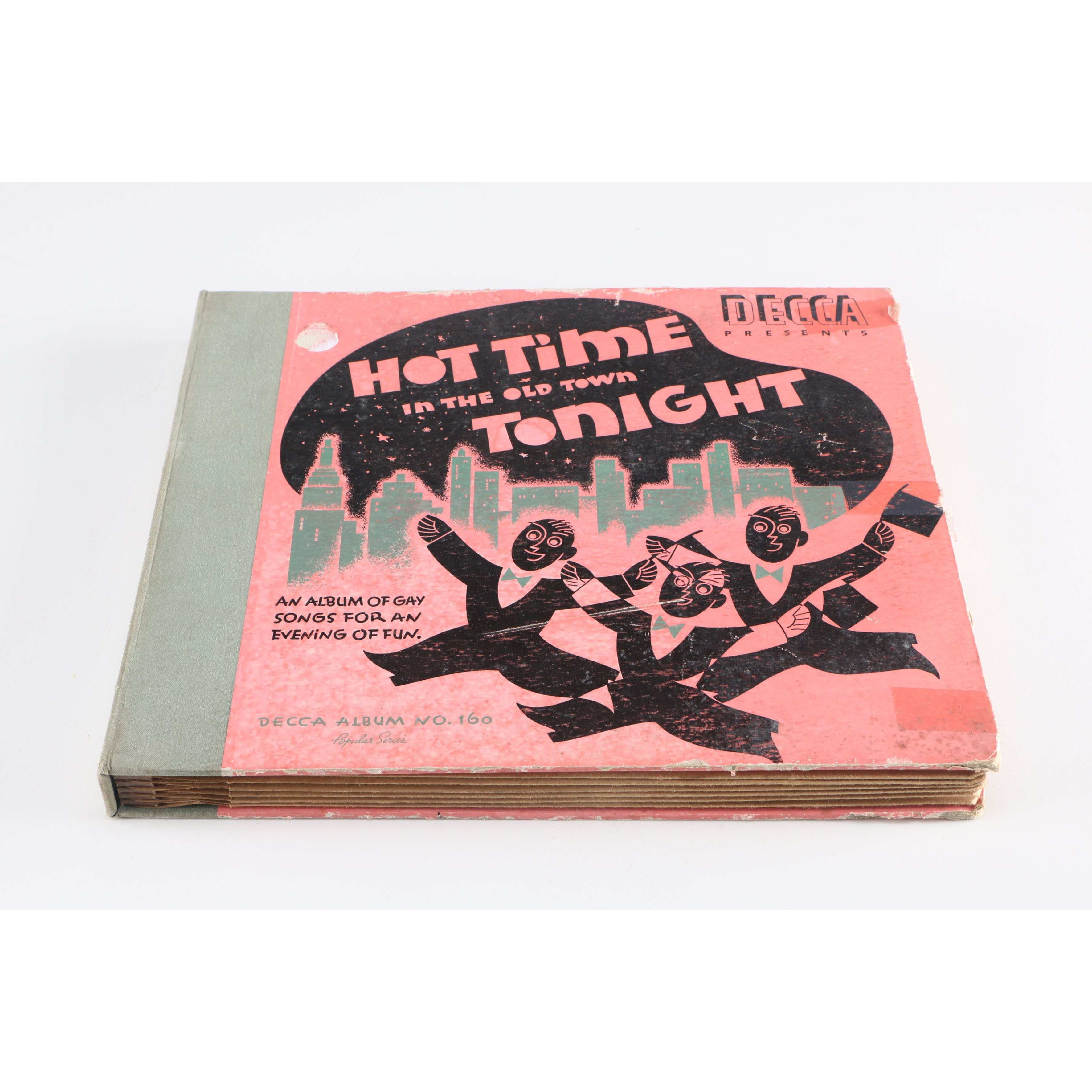 "Hot Time In The Old Town Tonight" 78 rpm Records on Decca