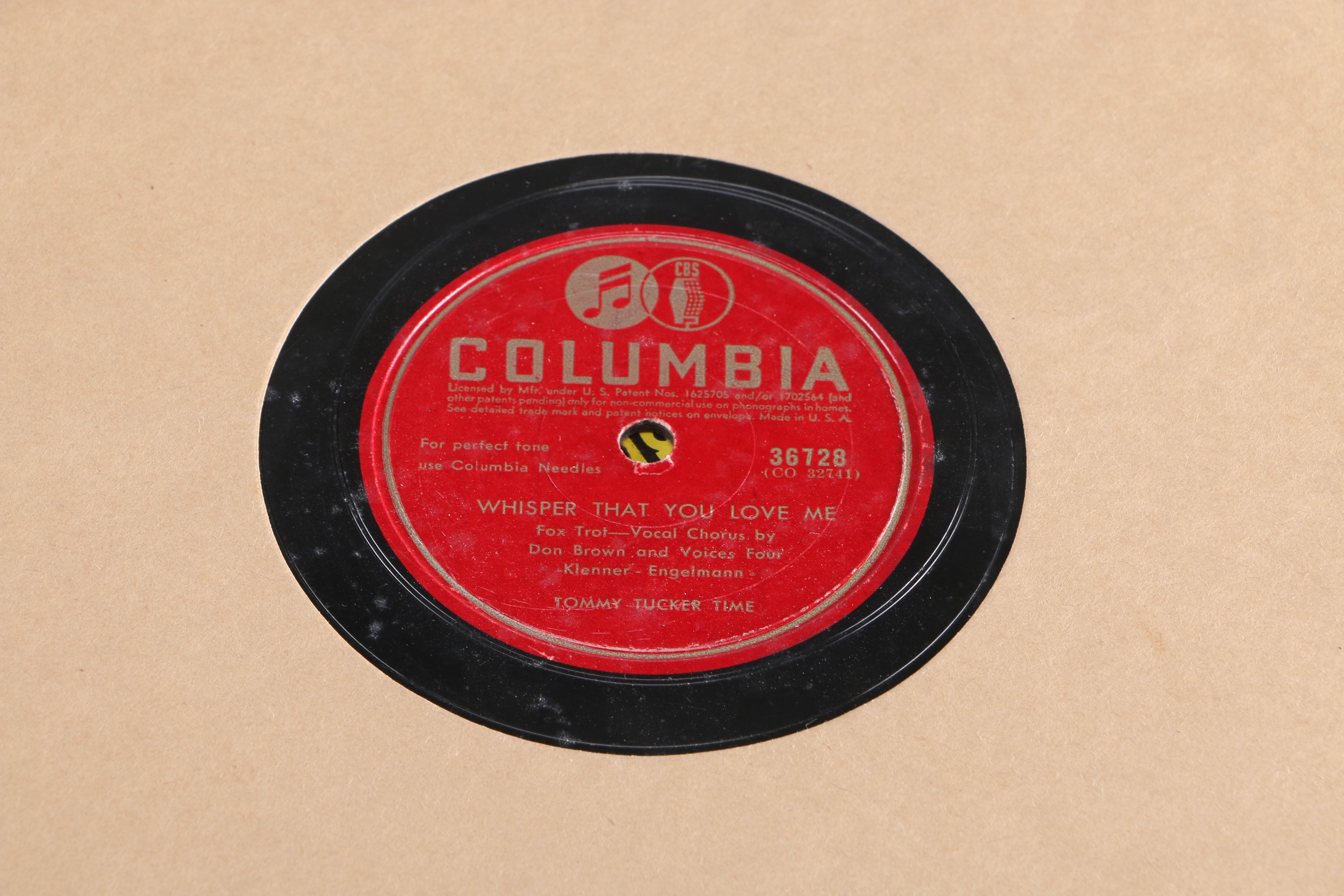 "Hot Time In The Old Town Tonight" 78 rpm Records on Decca