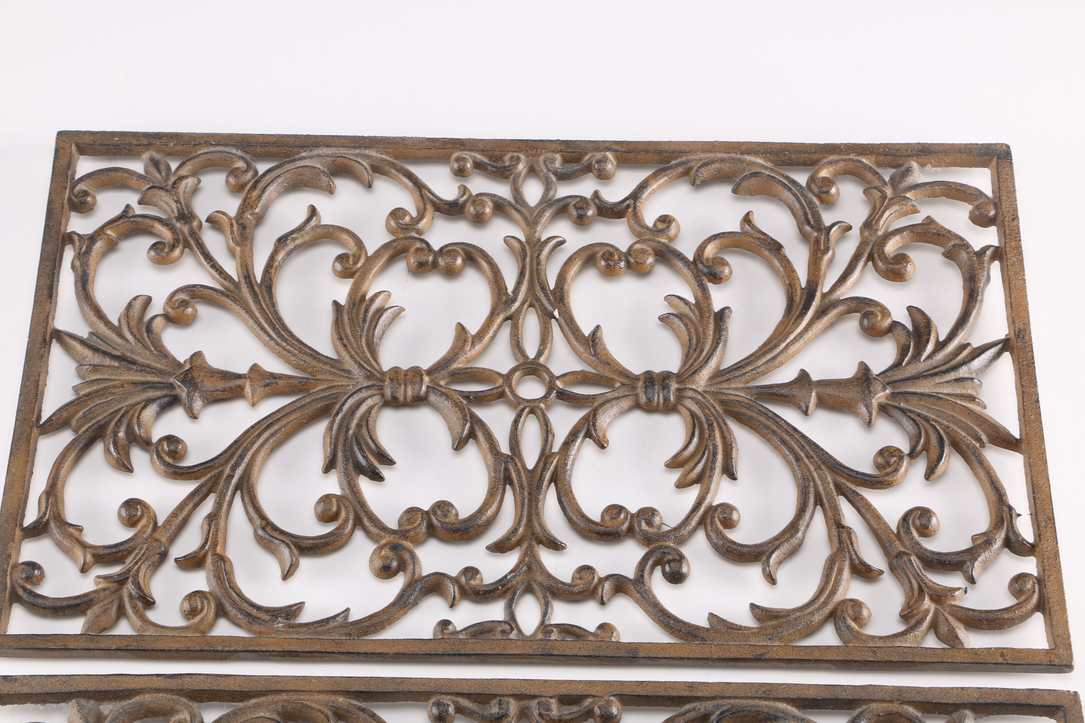 Two Cast Iron Grates