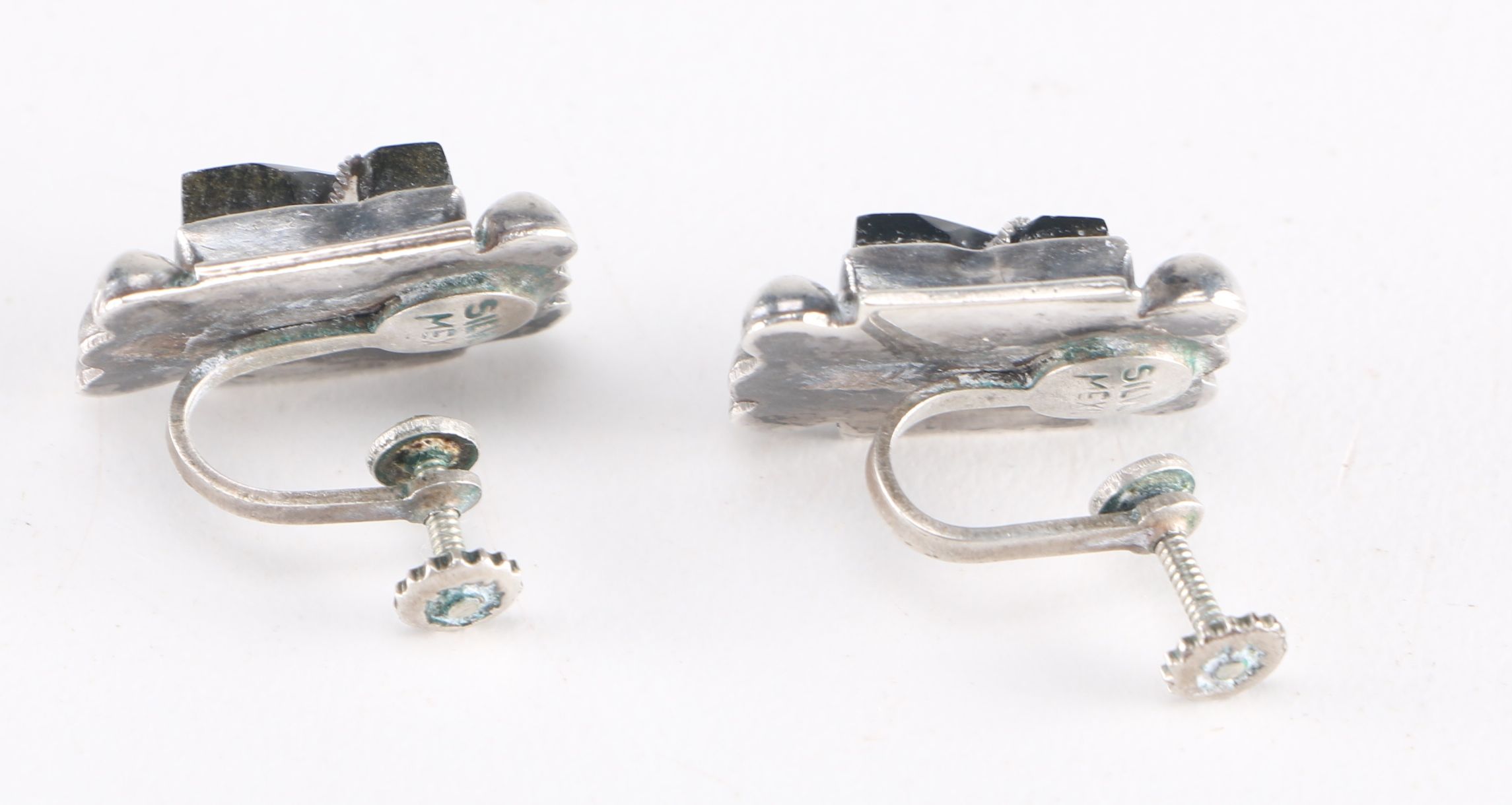 Silver & Onyx Demi Parure