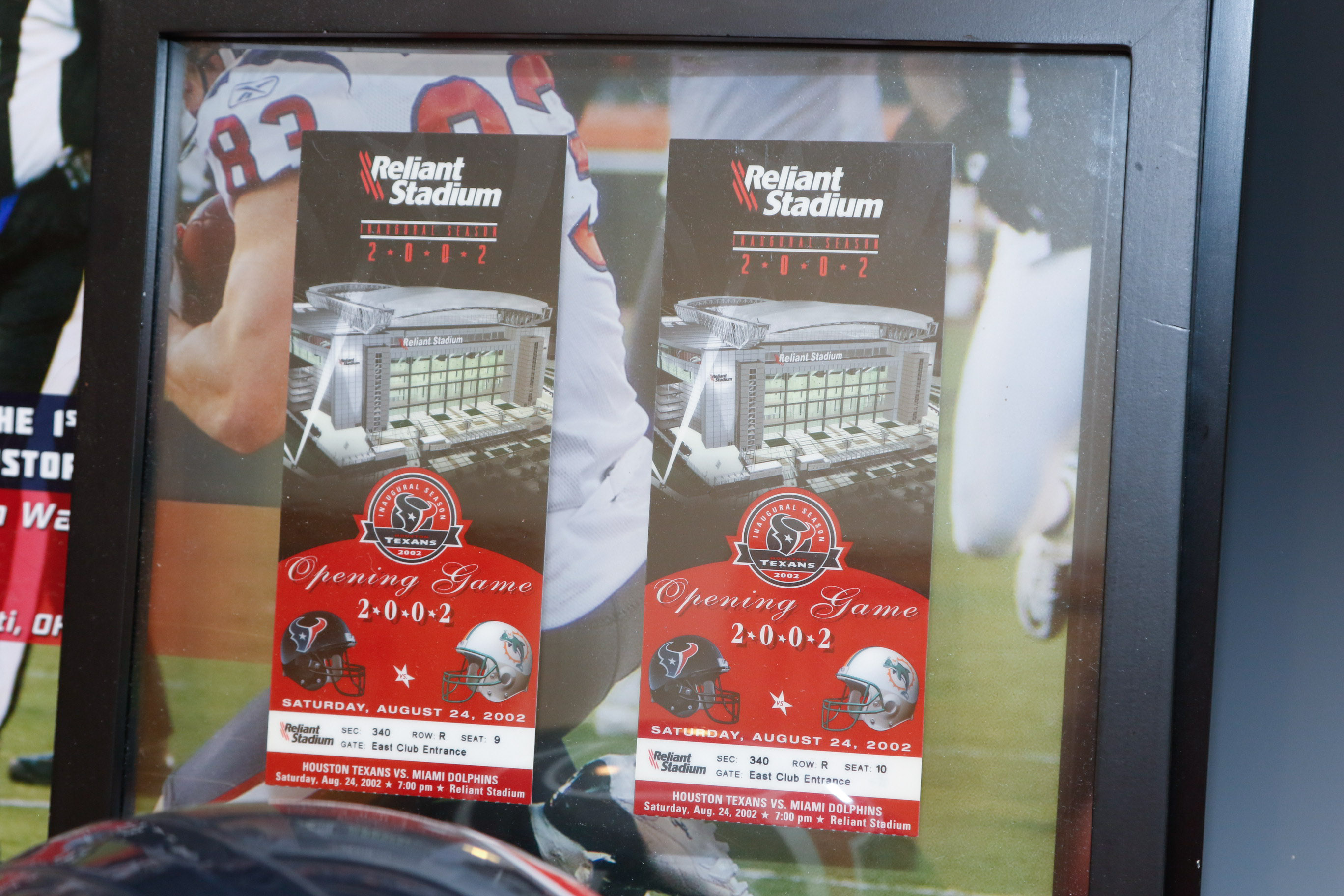 Houston Texans NFL Memorabelia Feat. Mario Williams Autographed Helmet