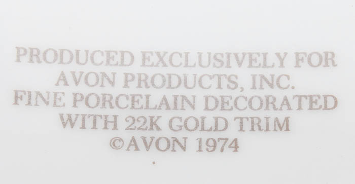 Vintage Porcelain Egg Dish with 22K Gold Trim